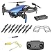 Produktbild Normallack Version X12 Drohne 0.3MP Kamera Kamera WiFi FPV 2.4G One-Button-Rückkehr vierachsige Flugzeuge Spielzeug Geschenke, wir sind spezialisiert auf Elektronik und Drohnen (Blue)