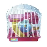 Alto: 25.8 cm ICA HAM16 Jaula Play Garden Metálica Grande Modelo Curvo