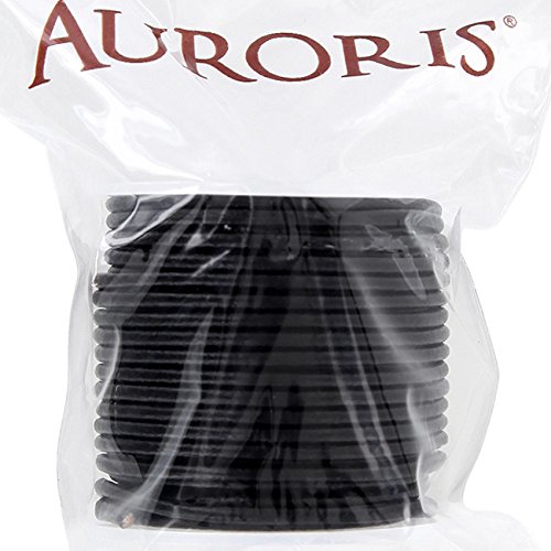 Auroris 10 m Rolle Lederband, rund Durchmesser 5 mm, schwarz - 2