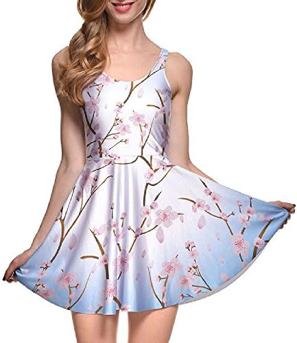 Cartoon Adventure Time Dress Bro Reversible Skater Dress Pleated Sun Dress