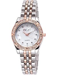 Modor Royal Elegance Dual Colour White Analogue Dial Wear Multi Purpose Wrist Watch for Women & Girls