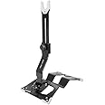 IBERA Foldable Bike Floor Stand for Bike Storage, Non-Scratch Bike Stand, Adjustable Height for 20"–29" Wheels, e-Bike, Fat Tire Bike Compatible