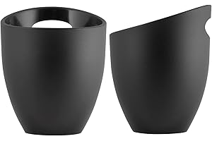 Home Secchiello Igloo Acrilico Nero Arredo Tavola, Latta