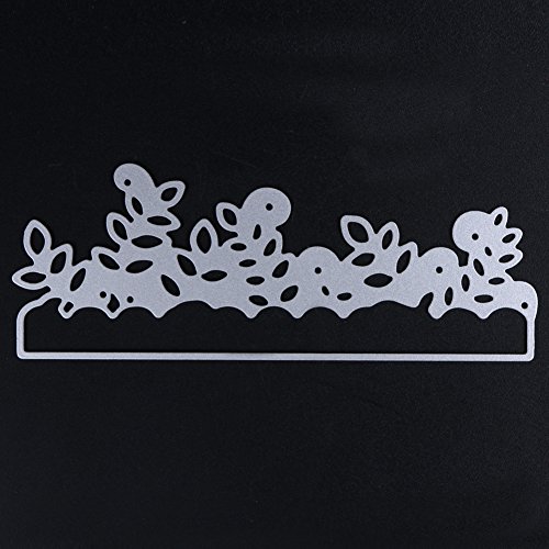 Amazingdeal365 Wiese Metall Form Schablonen Schneiden DIY Dekor Sammelalbum Karten Buchzeichen Lesezeichen als Geschenk für Freunde Geburtstag Kinder,Kindergarten Hobby Schule Handarbeit Unterricht usw. Ein tolles Geschenk! - 6
