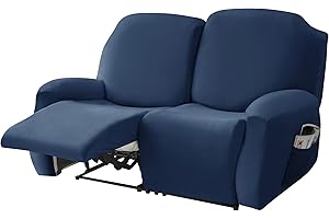 FORCHEER Stretchhusse für Relaxsessel Komplett TEIDE, 2 Sitzer - 140 a 200Cm. Farbe Elfenbein