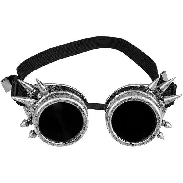 Spldsun 2 Occhiali Steampunk Psichedelici Regolabili, Occhiali Punk per Saldatura, Occhiali da Sole Rave Goth in Stile Vittoriano Retrò, Accessori Essenziali per il tuo Guardaroba Steampunk(nero Spldsun 2 Occhiali Steampunk Psichedelici Regolabili, Occhiali Punk per Saldatura, Occhiali da Sole Rave Goth in Stile Vittoriano Retrò, Accessori Essenziali per il tuo Guardaroba Steampunk(nero