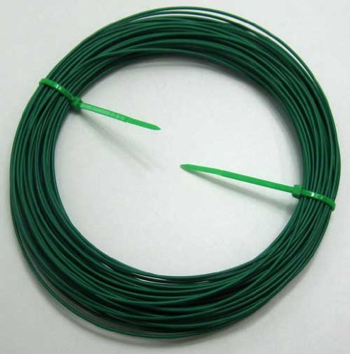 1 Rolle Bindedraht kunststoffummantelt 1,4 mm, Binde Pflanzen Wickel Draht, 20 m (LHS) - 2