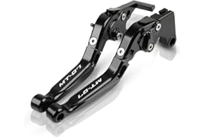 HZlailai Per MT07 MT 07 FZ07 2014-2021 Leva Frizione Freno Accessori Moto Manubrio CNC Pieghevole Regolabile Estendere Nero