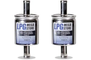 LPG-MEGASTORE 2x Gasfilter 12mm Autogas, LPG, GPL Filter Universal