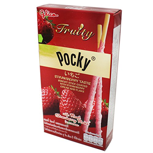 Preisvergleich Produktbild Glico Pocky Erdbeer Geschmack mit Flakes 35g