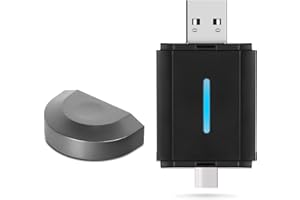 OILIEHU Adaptateur Apple CarPlay sans Fil, Mise à Niveau de CarPlay Filaire en Usine, Dongle CarPlay sans Fil avec 5,8 Ghz, Bluetooth 5,0, Apple CarPlay sans Fil avec Connexion Automatique Rapide, Plug & Play