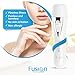 Mini Portable Electric Facial Hair Remover Shaver for Women to Cut Peach Fuzz Chin Upper Lip Face Cheeks | Painless Fine Hair Removal for Ladies Arms Bikini Armpits Underarm RECHARGEABLE + EXTRA BLADE