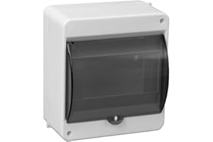 AW/TOOLS Natynkowa skrzynka rozdzielcza mały rozdzielacz IP30 1-rzędowa do maks. 6 automatów