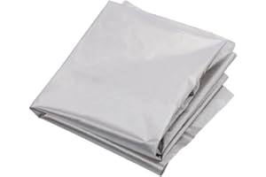 EXTRWORY Conductive Fabric EMF Shielding Anti Radiation for PROTECTION Material WiFi Blocking RF for RFID Shield 1x1.1M Gray Faraday Cage for Curtains Bags Tents