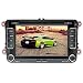 Produktbild YINUO 2Din Autoradio 7 Zoll Touchscreen Gps-Navigation Mit Bluetooth Dvd-Spieler Und Usb-Sd-Funktion Für Vw Golf Tiguan Jetta Caddy New Sharan Passat Bora Polo Eos