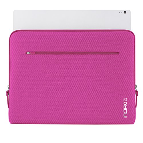 Incipio Ballard Sleeve für Microsoft Surface Book (alle Versionen) in pink – von Microsoft zertifizierte Schutzhülle [Außentasche | Reißverschluss | Neopren-Außenseite | Gepolstert | Verschiedene Farben] – MSB-101-PNK - 2
