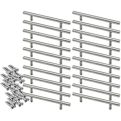 20 x T Bar Cuisine Chambre Porte Cabinet Poignées Unités kit 128mm