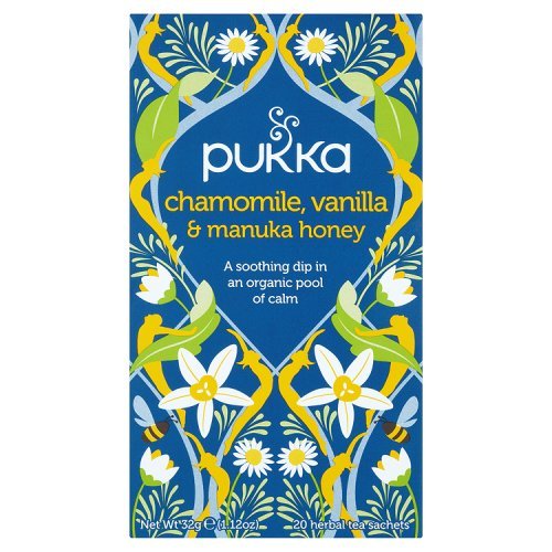 Pukka Organic Chamomile, Vanilla & Manuka Honey 20 Btl. 32g - BIO, Kamille, Vanille & Manuka-Honig