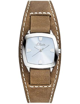s.Oliver Damen-Armbanduhr Analog Quarz Leder SO-2971-LQ
