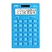 Ultrathin Dual Power 12 Digits Desktop Calculator LCD Display Light Blue RS.3637.00