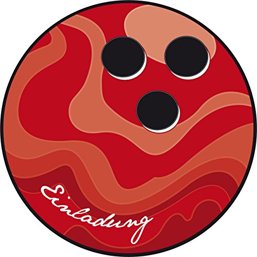 6 Einladungskarten * BOWLING * für Kindergeburtstag und Party von DEKOSPASS // Kinder Geburtstag Party Kinderparty Kinogeburtstag Einladung Einladungen Karte Einladungs-Set Motto Mottoparty Kegeln - 2