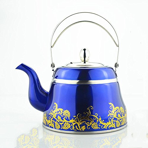 examen SQL cuisinière classique théière cafetière en acier inoxydable pot romain bouilloire . blue 1.5l