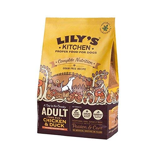 Lily' s Kitchen Free Run Pollo e anatra grana adulto Brights gratuito per i cani (1 kg)