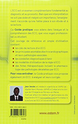 Book's Cover of Guide pratique de l'ECG