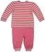 Kanz Baby Girls 1525221 Crew Neck Long Sleeve Pyjama Set, Multicoloured (y/d Stripe Multicolored 0001), 12-18 Months (Manufacturer size: 86)