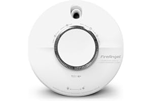FireAngel SCB10-INT Détecteur Combiné de Fumée et de Monoxyde de Carbone, Détecteurs de Fumée et de CO Combinés pour la Maison, Durée de Vie de 10 Ans