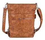 Geschlecht: woman zwei Vintage V12 Umhängetasche 33 cm Kamel
