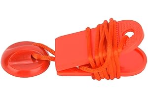 MAGT Laufband Sicherheitsschloss, Universal Laufband Schloss Sport Laufmaschine Sicherheitsschlüssel Magnetische Laufband Sicherheitsschalter Rot(L)