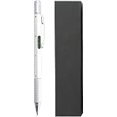 Forzacase Kutulu Su Terazili Cetvelli Tornavidalı M&uuml;hendis Kalemi Dokunmatik Touchpen - FC955 (G&uuml;m&uuml;ş)