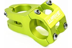 Wake 31.8 Stem 45mm Mountain Bike Stem Short MTB Stem for 31.8mm Handlebar, Most Mountain Bike Road Bike MTB BMX Track Bike (Green)