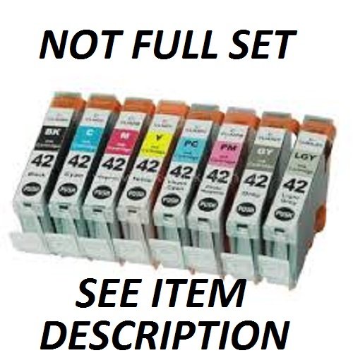 2  x Jaune Cartouches CLI-42  Compatible pour Le Canon Pixma Pro 100  Contenance DE 14  ML chacune  CLI-42Y