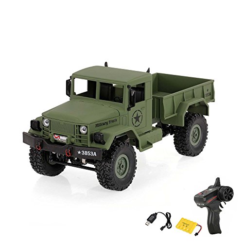 2.4GHz RC RC Off-road 4WD Drive Truck Auto Car Military Vehicle, 1: 16 Scale – New in Original Packaging