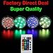 Produktbild 24 * LED Tauchpumpe Floral LED Kerze Teelicht Kerze blinkende Wasserdicht Hochzeit Party Dekoration Wasserpfeife Shisha
