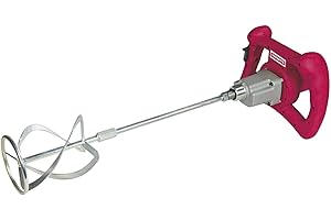 WOLFPACK Yamato 93249 MS1400 Miscelatore Elica, 1400W, Rosso/Grigio