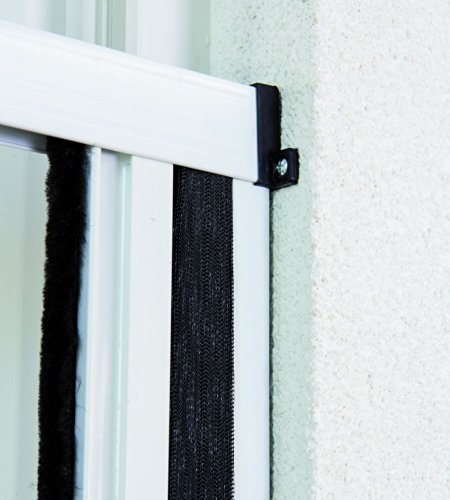 Culex 100580101-VH Plisseetür Plissee Insektenschutz Tür 125x220cm kürzbar weiss - 3