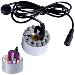 Brumisateur Diffuseur Fogger Brume Ultra-Sonique 12 LED