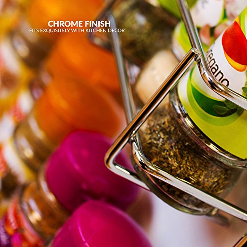 Andrew James – Gewürzregal – 4 Etagen – Zur Befestigung an Wand oder Küchenschrank – 2 Jahre Garantie - 9