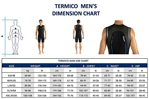 Cressi Herren Shorty Unterzieher Termico Man 2mm - 7
