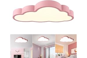 GUANSHAN 36W Ultra Thin 5cm LED Deckenleuchte Kinderzimmer Deckenleuchte Dimmbar Clouds Deckenbeleuchtung Cloud Lampe Mit Fernbedienung Für Jungen Mädchen Schlafzimmer, Kindergarten