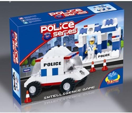 122 Pcs Dargo Police Series Lego Style Block