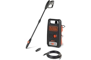 Black+Decker Hidrolimpiadora de Alta Presión BXPW1300E (1300 W, 100 Bar, 390 l/h)