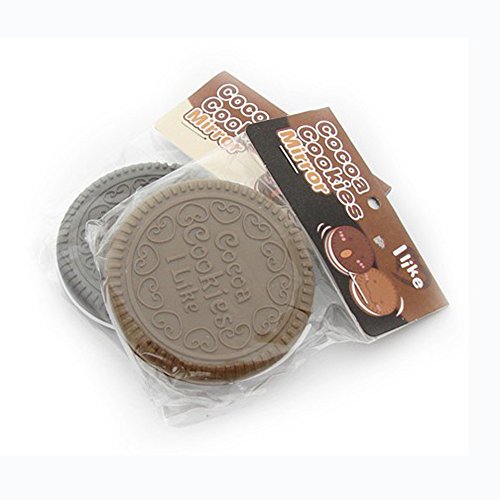 Seguryy 1pc Make up Spiegel schoko keks kamm tragbaren mini tool (zufällige) - 3