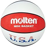 basket usa panamericanos Bola de Formación MOLTEN - Pelota de Baloncesto, diseño de los Colores de la Bandera de los Estados Unidos Azul Blau/Weiss/Rot Talla:5