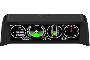 Dawafit X90 Voiture Électronique Numérique GPS Compteur de Affichage Tête Haute Inclinaison Mètre Altimètre Boussole Voiture Niveau Inclinaison Équilibreur