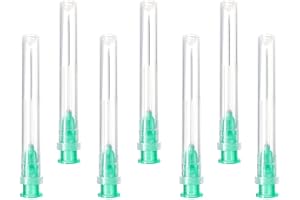 PRIMETEQ 100 tubi in acciaio inox da 21 G (0,8 mm x 25 mm), diverse dimensioni: 18 G/19 G/20 G/21 G/22 G/23 G/25 G/26 G/27 G/30 G, confezione singola, per industria, hobby e casa