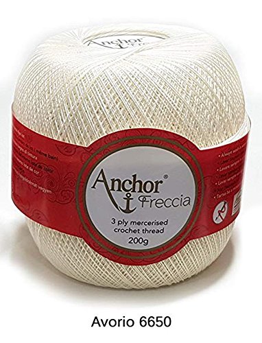 Coats-Anchor Anchor Freccia - gomitolo gr 200 (N.16, colore Avorio 6650)